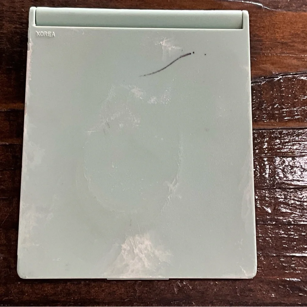 Vintage Clinique Green Compact Travel Mirror